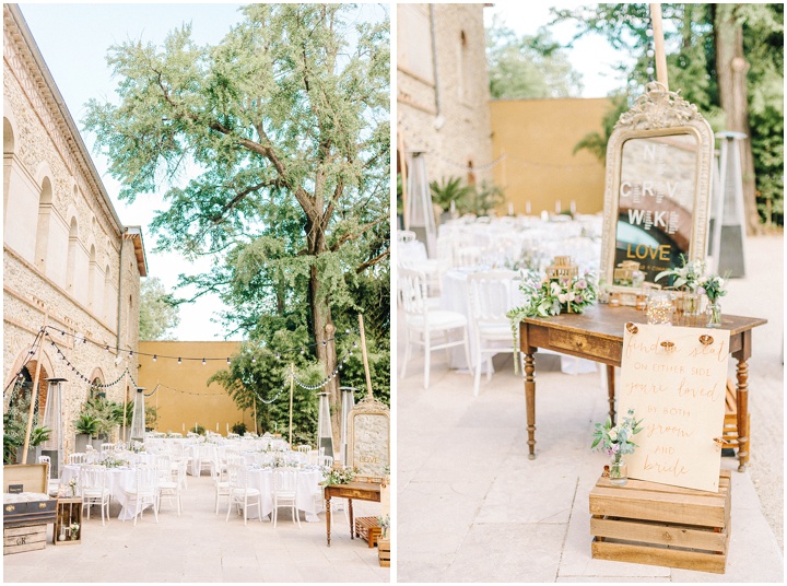 Provence wedding decoration photos