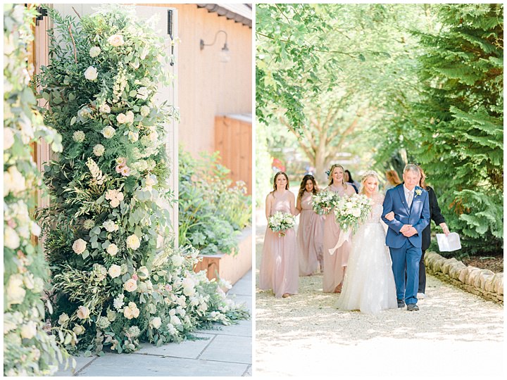 Halton Grove wedding photos - outdoor garden ceremony